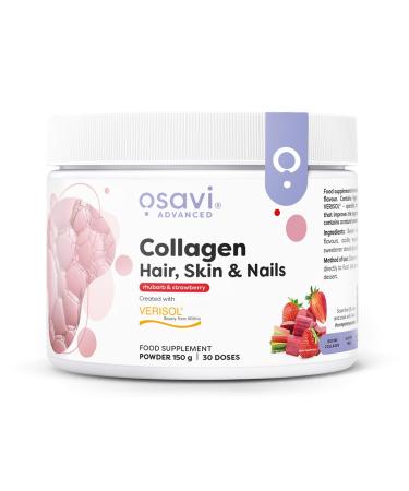 OSAVI Osavi Collagen Peptides (Hair Skin & Nails) Rhubarb & Strawberry - 150g