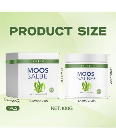 100G Moss Ointment Plus winner of the wrinkle test for moss ointment for the face antiwrinkle moss cream for the face active skinrepairing moss ointment antiwrinkle cream - Buy Online on GoSupps.com