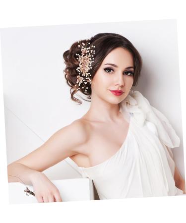 Beaupretty 1 Set Leaf Pearl Hairpin Hair Clips Hair Side Combs Hair Comb Clips Hair Combs for Women Decorative Hair Forks for Buns Hair Accessories Hair Combs and Clips Hairpin Fork - Buy Online on GoSupps.com