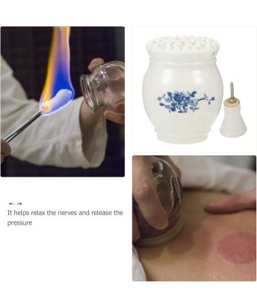 Buy Porcelain Moxibustion Device - Ceramic Moxa Warmer & Massage Cup Tool for Pain Relief - International Shipping Available - Buy Online on GoSupps.com