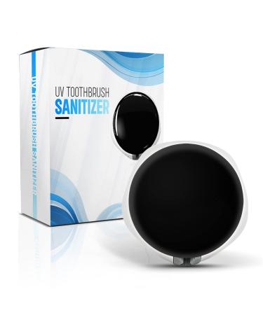 L mi Toothbrush Sanitizer  Fits All Toothbrush Sizes  Portable Rechargeable Travel Sterilizer  Toothbrush Holder  Toothbrush Holders Wall  Rotating Door  White