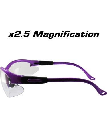 Shop Birdz Eyewear Flamingo Women s Safety Glasses - Bifocal Readers with 2.5x Magnification & Purple Frame - International Shipping Available - Buy Online on GoSupps.com