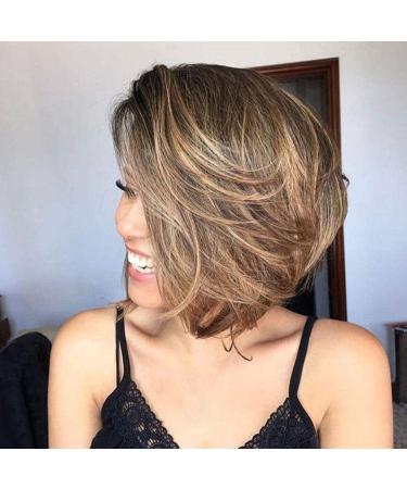 Shop Kashyk Women s Natural Blonde Short Wavy Wig | Curly Synthetic 11.8 Inches for Everyday Cosplay & Parties - Buy Online on GoSupps.com