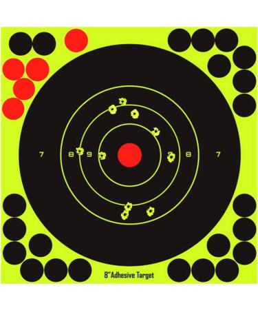 Rinling Targets - 8 inch Reactive Splatter Bullseye Shooting Targets (10/20/40 Pack) for BB Gun, Air Rifle, Airsoft, Pistol, Pellet Gun - Buy Online on GoSupps.com