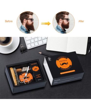 Sweet Carrot Beard Care Set - Beard Balm Oil Brush & Comb Gift Set for Men - Travel Ready - Buy Online on GoSupps.com