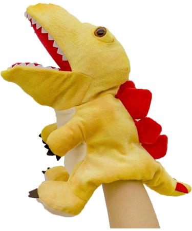 Lilizzhoumax Simulation Stegosaurus Hand Puppet Plush Toy - Interactive Dinosaur Role-Playing Toy for Kids - Buy Online on GoSupps.com