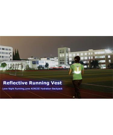 Sanique.G Ultralight Reflective Drinking Bag Backpack | Marathon Running Vest for Men & Women - Includes 2 x 250ml Bottles - Gray - Buy Online on GoSupps.com