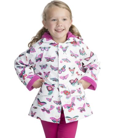 Hatley Girls' Groovy Butterflies Raincoat - Size 5 | Waterproof Printed Design - Buy Online on GoSupps.com