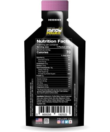 Ryno Power Mana Performance Gel Caddy - 12 Servings Mixed Berries | Boost Energy & Endurance | International Shipping Available - Buy Online on GoSupps.com