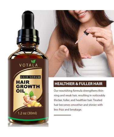 VOTALA Hair Growth Serum | Anti Hair Loss Treatment for Men & Women | Promotes Thicker & Stronger Hair with Regrowth Benefits - Buy Online on GoSupps.com
