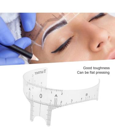 Tbest Piercing Supplies Professional Eyebrow Positioning Ruler Microblading Brow Shape Design Ruler Measure Toolb (Nose bridge ruler type B) - Buy Online on GoSupps.com