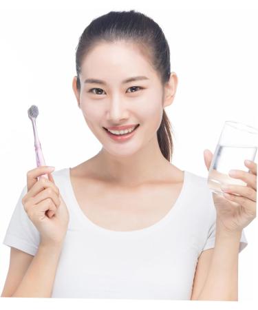 Minkissy 6-Pack Crystal-Clear Charcoal Toothbrushes for Sensitive Teeth | Travel & Home Use - Buy Online on GoSupps.com