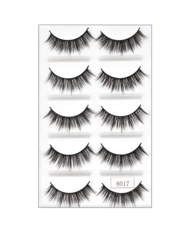 Buy 5 Pairs Cat Eye Faux Mink False Eyelashes - Natural Reusable No Glue Needed | Waterproof Fake Eyelash Extensions for Women - Buy Online on GoSupps.com