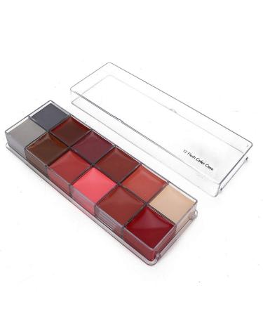 12 colors make-up fat color waterproof and sweatproof body paint oil paint Halloween party birthday diy face make-up graffiti color (#2)