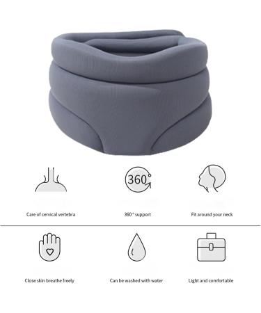 Cervicorrect Neck Brace by Healthy Lab Co Cervicorrect Neck Brace for Sleeping Neck Brace for Neck Pain and Support for Women and Men Grey Medium - Buy Online on GoSupps.com