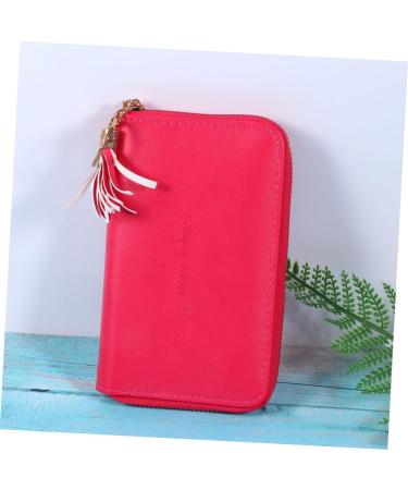 Ipetboom Stamp Plate Organizer Nail Print Stencil Card Holder Printing Deck Purse Holder Stand 16x12cm Rosy - Buy Online on GoSupps.com