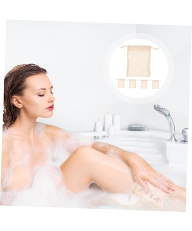 Beaupretty 15 Pcs Cotton Soap Storage Bags - Mesh Scrubber & Facial Cleaning Foam Pouch for Travel & Bath | Eco-Friendly Soap Saver Tools - Buy Online on GoSupps.com