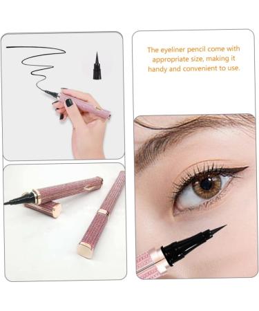 Beavorty 2pcs Eyeliner Liquid Liner Lash Glue Pen Eye Makeup Black Makeup Make up Kit Miss No Smudge - Buy Online on GoSupps.com