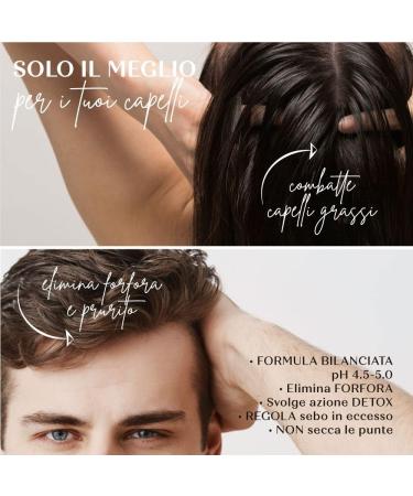 Senso Naturale DETOX Solid shampoo environmentally friendly and vegan antidandruff greasy hair cleanses without drying out the lengths 100 natural PH 45 50 with cork - Buy Online on GoSupps.com