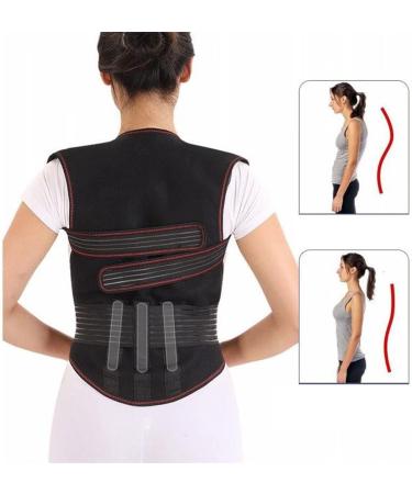 Self-Heating Vest Back Brace Support Belt Lumbar Support Back Brace for Lifting Back Pain Sciatica Scoliosis Herniated Disc Adjustable Support Straps (Size : Medium) (Large) (X) - Buy Online on GoSupps.com