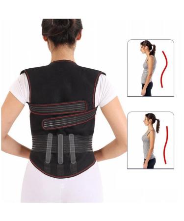 Posture Corrector For Women And Men Self-Heating Vest Back Brace Lumbar Support Belt Adjustable Waist Support Straps For Lifting Back Pain Sciatica Corrector (Size : XL) - Buy Online on GoSupps.com