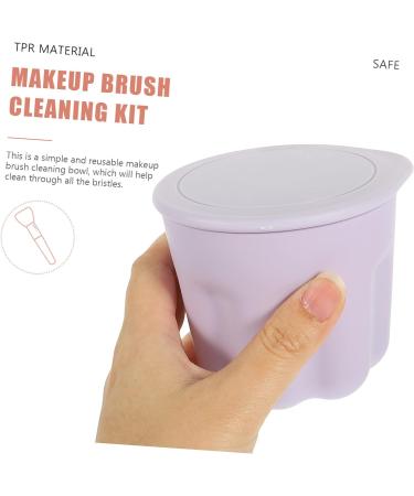 Healeved 2 Sets Makeup Brush Cleaning Bowl Makeup Brush Washing Too Silicone Brush Cleaning Pad Cleansing Brush Makeup Brush Cleaning Pad Brush Cleaner Kit Scrubber Self Made 8.5X8X6.8CMx2pcs Violetx2pcs - Buy Online on GoSupps.com