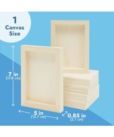6 Pack 5x7 Inch Unfinished Wood Panels for Painting and Crafts - Buy Online on GoSupps.com