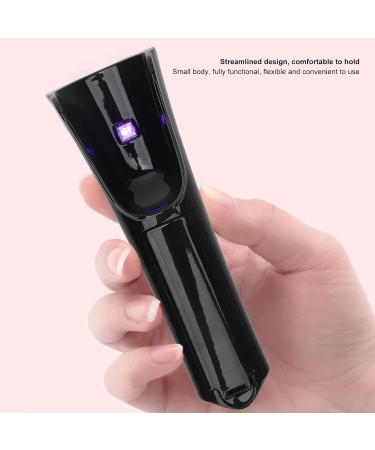 Mini UV Nail Lamp Quick Drying Gel Nail Light with 3 Gears Portable Nail Dryer with Lasting Endurance Compact Size for Home DIY Manicure (Black) - Buy Online on GoSupps.com
