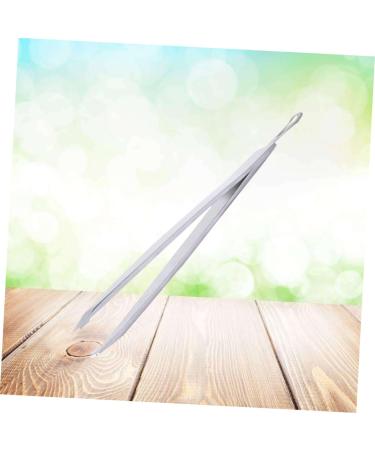 minkissy 1pc Eyebrow Clip Stainless Steel Eyebrow Eyelash Makeup Lash Cluster Eyelashes Tweezer Multifunction Eyelash Curler medium Silver - Buy Online on GoSupps.com