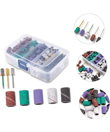 PLAFOPE 1 Set Nail Polish Set Nail Grinding Sanding Bits for Nail Drill Nail Tools Nail Polishing Band Sanding Bands for Nail Mandrel Bit for Nails Nail Bits Manicure Polishing Tape Alloy - Buy Online on GoSupps.com