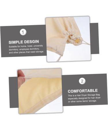 Hair Dryer Storage Bag Duffle Bag for Travel Anti-scratch Hairdryer Bags Hair Dryer Travel Bag Curls 32x28x0.6cm Beige - Buy Online on GoSupps.com