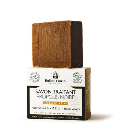 Ballot-Flurin Black Popolis Treating Soap Organic 100g
