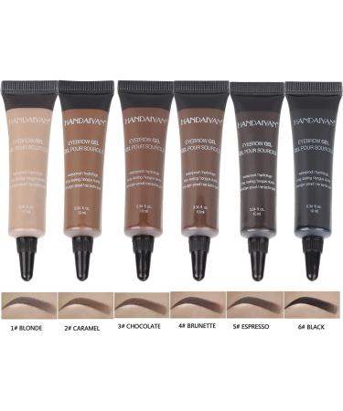 Buy Waterproof Eyebrow Cream - 6 Colors Professional Eyebrow Gel Tint with Brush | International Shipping - Buy Online on GoSupps.com