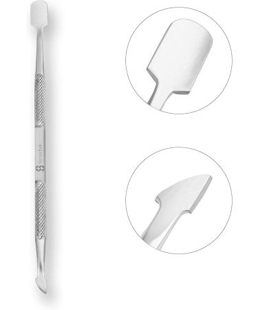 Cuticle Remover Tool Set Stainless Steel Professional Cuticle Nipper and Pusher Nail Care Manicure Pedicure (Cuticle Pusher) - Buy Online on GoSupps.com
