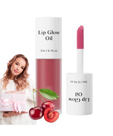 Tinted Lip Gloss Tinted Nourishing Long Lasting Lip Oil Womens Accessory for Office Travel Wedding School Party and Daily Use 04