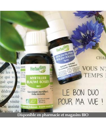 Pranar m Herbalgemm - Macerate Mother - Organic Blueberry - Food Supplement Gemmotherapy Concentrated - Fresh Bud Extract - For Eyes - Vegan - 30 ml - Buy Online on GoSupps.com