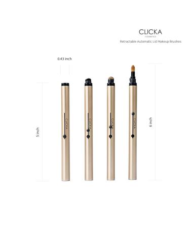 Retractable Automatic Lid Blending Brush - Champagne Gold | Buy Internationally | Beauty Essentials Online - Buy Online on GoSupps.com