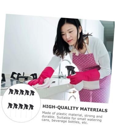 10pcs Sparkle Tops Spray Bottle Nozzle - Nasal Sprayer Trigger Replacement Pumps for Liquid Bottles - Black Glitter Lotion Pump Heads for Women - Buy Online on GoSupps.com