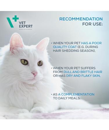 Vet Expert Supportive preparation for dogs and cats with dermatological diseases which gets rid of dry dull and falling hair 1 pack (1 x 30 g) - Buy Online on GoSupps.com