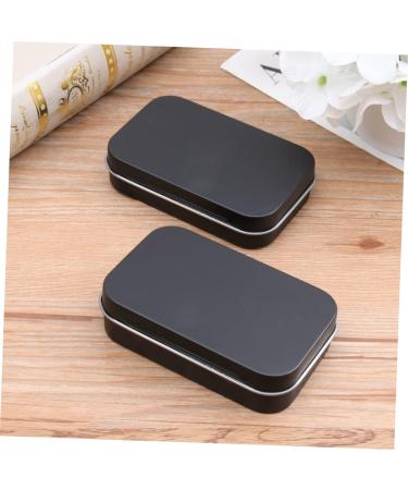 Operitacx 20pcs Box Metal Tin Cans Jewelry Box Travel Tea Household Products Size 3 Black - Buy Online on GoSupps.com
