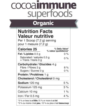 Prairie Naturals Organic CocoaImmune SuperFoods with Organic Black Garlic Cocoa and Mushrooms - 150 Gram - Buy Online on GoSupps.com