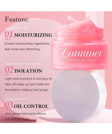 Poreless Primer Gel Based Hydrating Face Primer Oil-control Foundation Makeup Primer Colour Corrector Reduce Dullness Lightweight Long Lasting Creamy for All Skin Types - Buy Online on GoSupps.com
