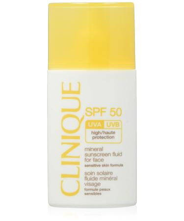 Clinique Spf 50 Mineral Sunscreen Fluid for Face  1 Ounce