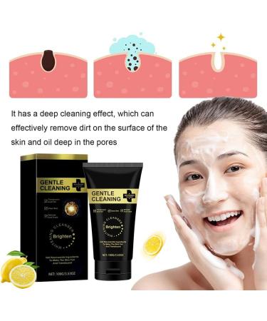  HASAIKA Facial cleanser brightening cleanser gentle non-irritating cleanser that deeply cleanses and brightens the skin and is suitable for all skin types. (100 g) - Buy Online on GoSupps.com