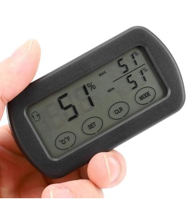 RESTOKKI Mini Hygrometer - Indoor Air Moisture Meter & LCD Touch Thermometer for Accurate Temperature Detection - Buy Online on GoSupps.com