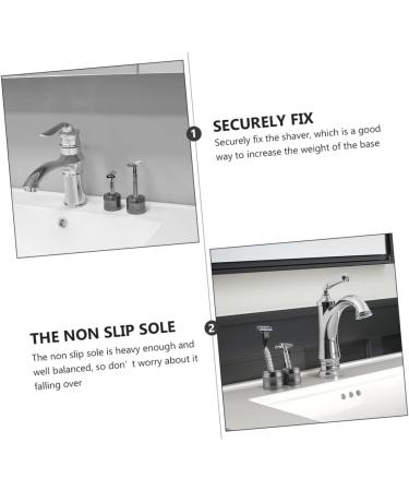 CIMAXIC Shower Razor Organizer Stand - Aluminum Alloy Razor Holder for Restaurant & Home - Large Opening Shaving Storage - Buy Online on GoSupps.com