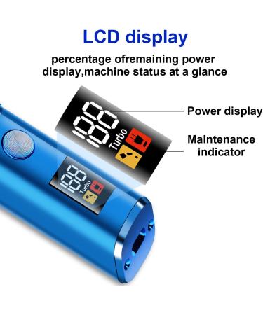 KEMEI Blue Hair Clippers for Men Cordless Clippers for Hair Cutting Professional Barber Clippers USB Rechargeable Wireless Haircut Clippers km-075 - Buy Online on GoSupps.com