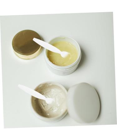 Healeved 20pcs makeup spatula pp white spatula for makeup makeup spatula tool facial spatula 6.00X1.00X0.30CM White - Buy Online on GoSupps.com