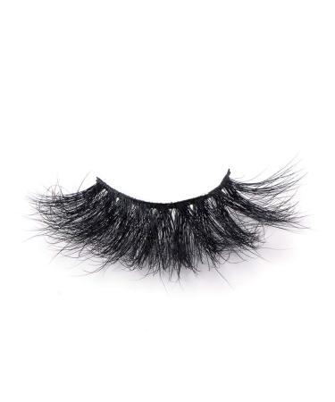 FOXSCOS 1 Pair 25mm 3D Mink Eyelashes | Natural Fluffy False Eyelashes | Siberian Mink Strip Lashes - Model MG20 - Buy Online on GoSupps.com