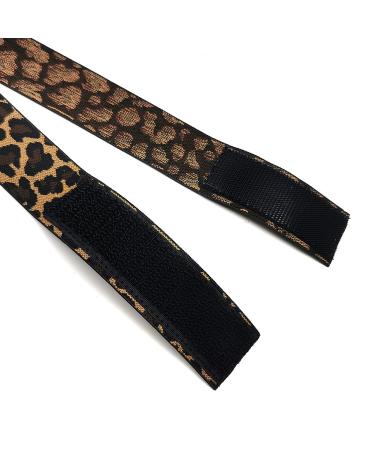 Glitter Elastic Lace Melting Bands for Wig Making - Leopard Print 4pcs - Buy Online on GoSupps.com